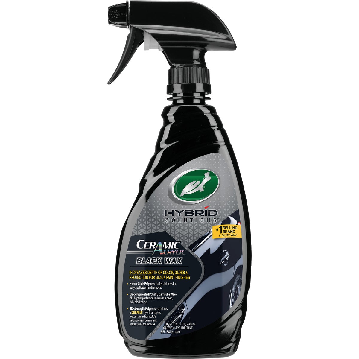 Turtle Wax Hybrid Solutions 16 Oz. Trigger Spray Ceramic Acrylic Black Car Wax