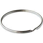 Lucky Line Tempered Steel Nickel-Plated 2 In. Key Ring Image 1
