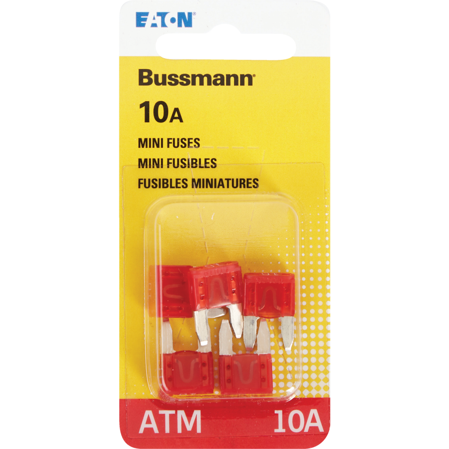 Bussmann 10A 32V ATM Blade Mini Automotive Fuse (5-Pack) Image 2