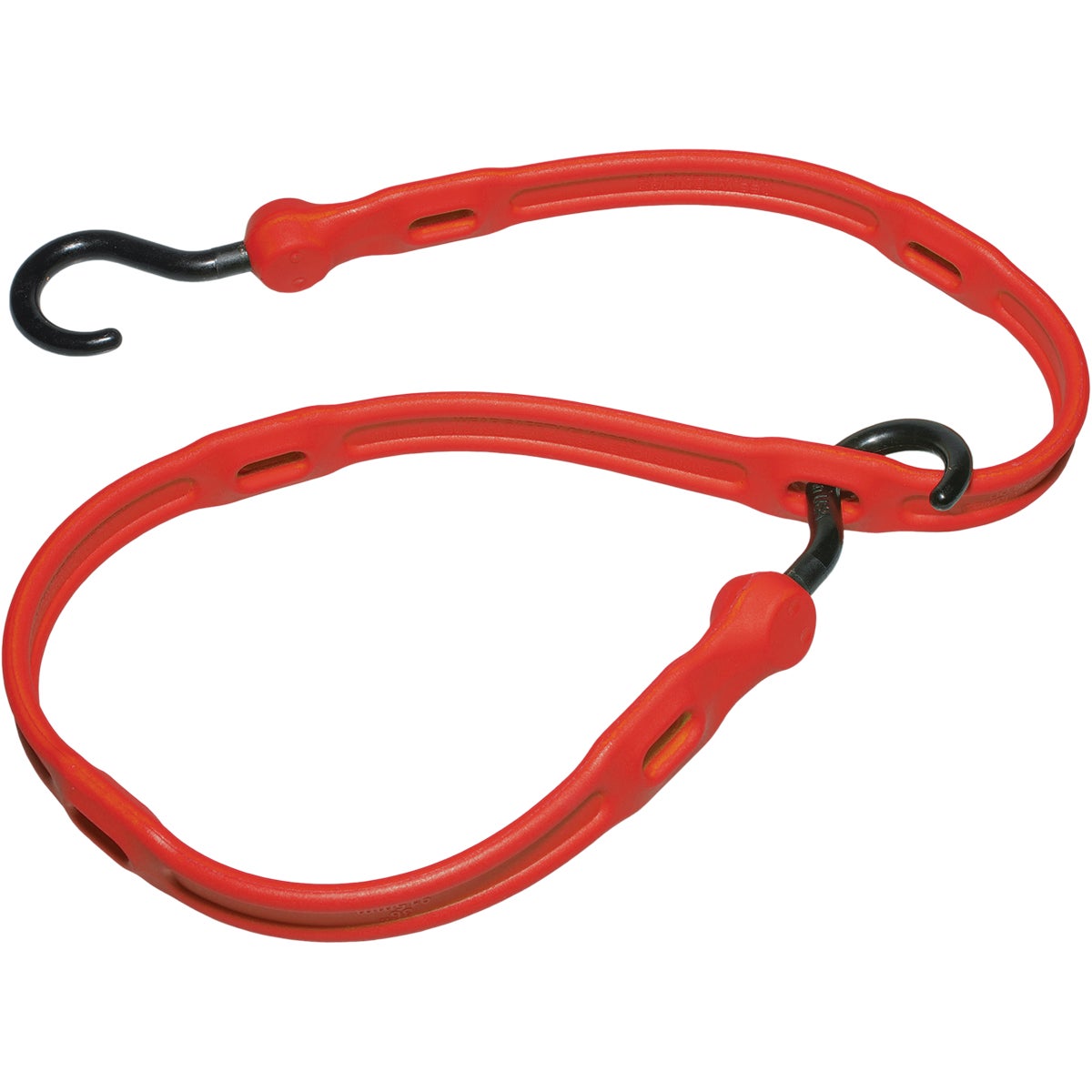 The Perfect Bungee 36 In. 6-in-1 Adjustable Polyurethane Bungee Strap, Red