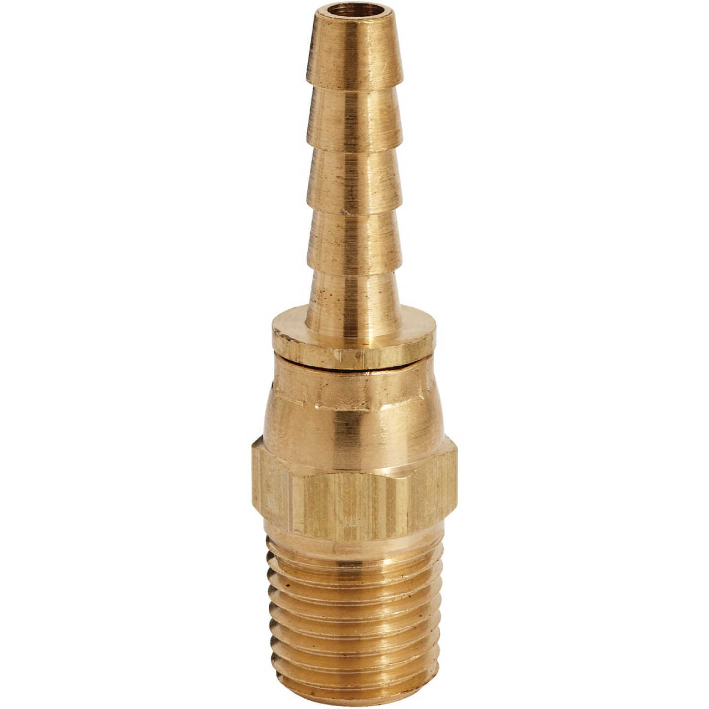 Milton Full Swivel 1/4 In. MPT x 1/4 In. Swivel Brass Plug Image 1