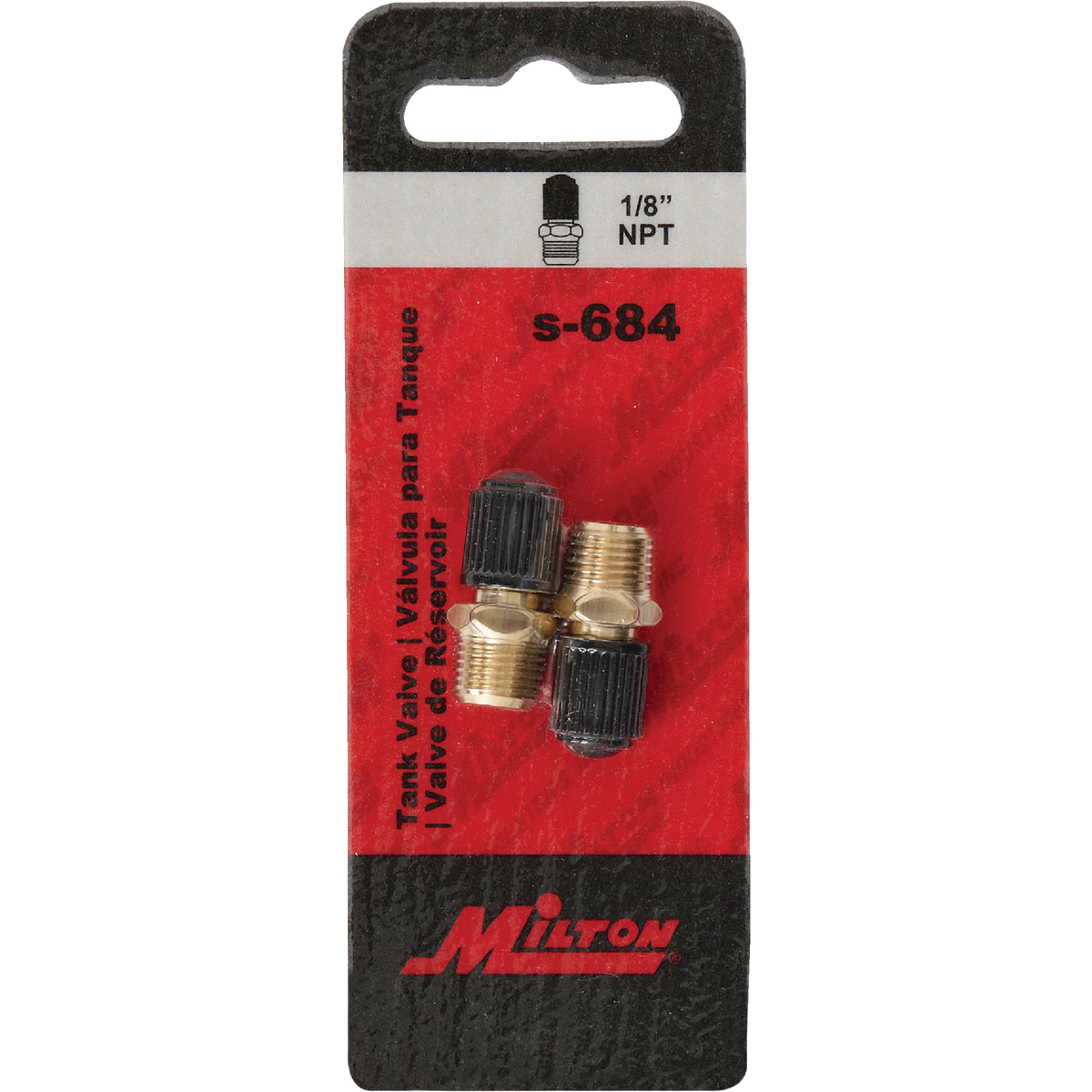 Milton 1/8 In. NPT Tank Valve Image 2
