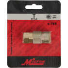 Milton Tru-Flate 1/4 In. FPT T-Style Brass Coupler Image 2