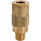 Milton Tru-Flate 1/4 In. MPT T-Style Brass Coupler Image 1