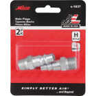 Milton 3/8 In. NPT H-Style Male Steel-Plated Plug Image 1