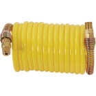 Milton ReKoil 1/4 In. x 12 Ft. Nylon Air Hose with 1/4 In. MNPT Swivel Fittings Image 1