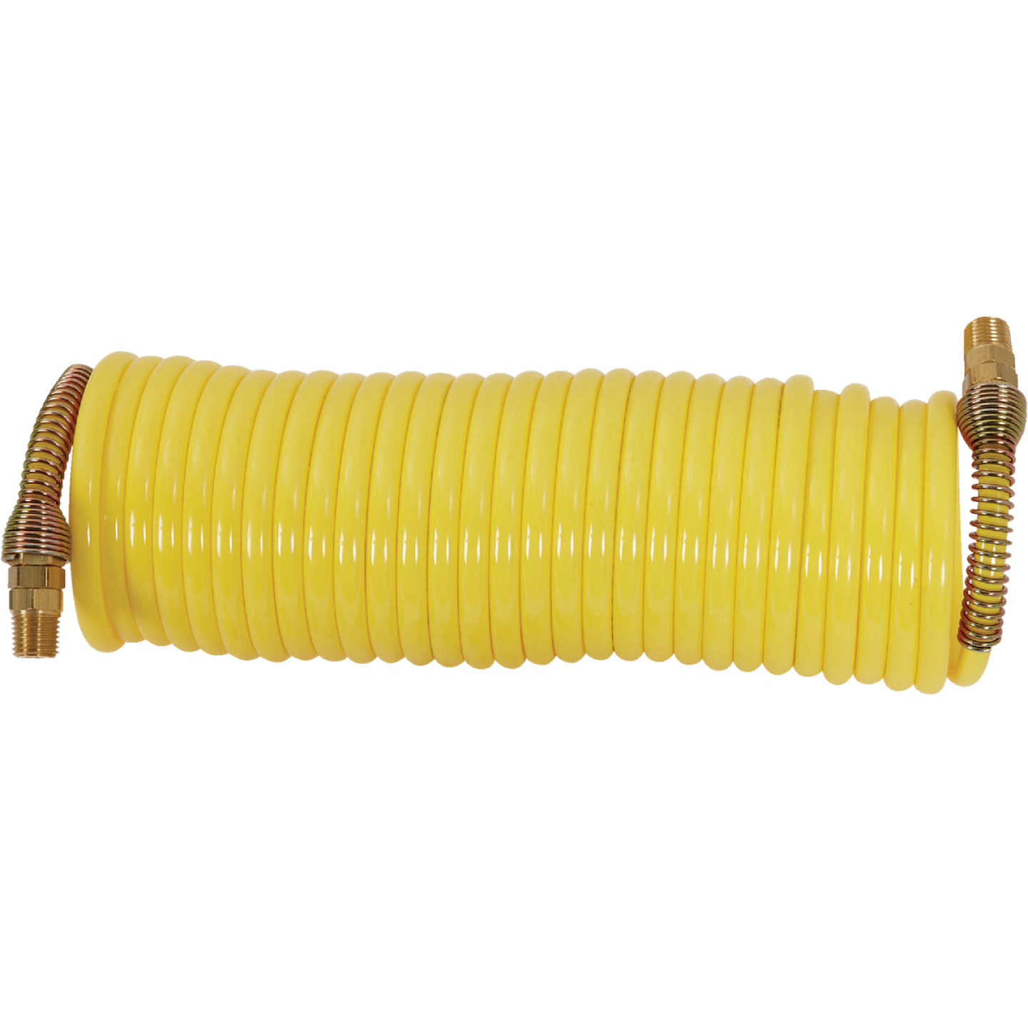 Milton ReKoil 1/4 In. x 25 Ft. Nylon Air Hose with 1/4 In. MNPT Swivel Fittings Image 1
