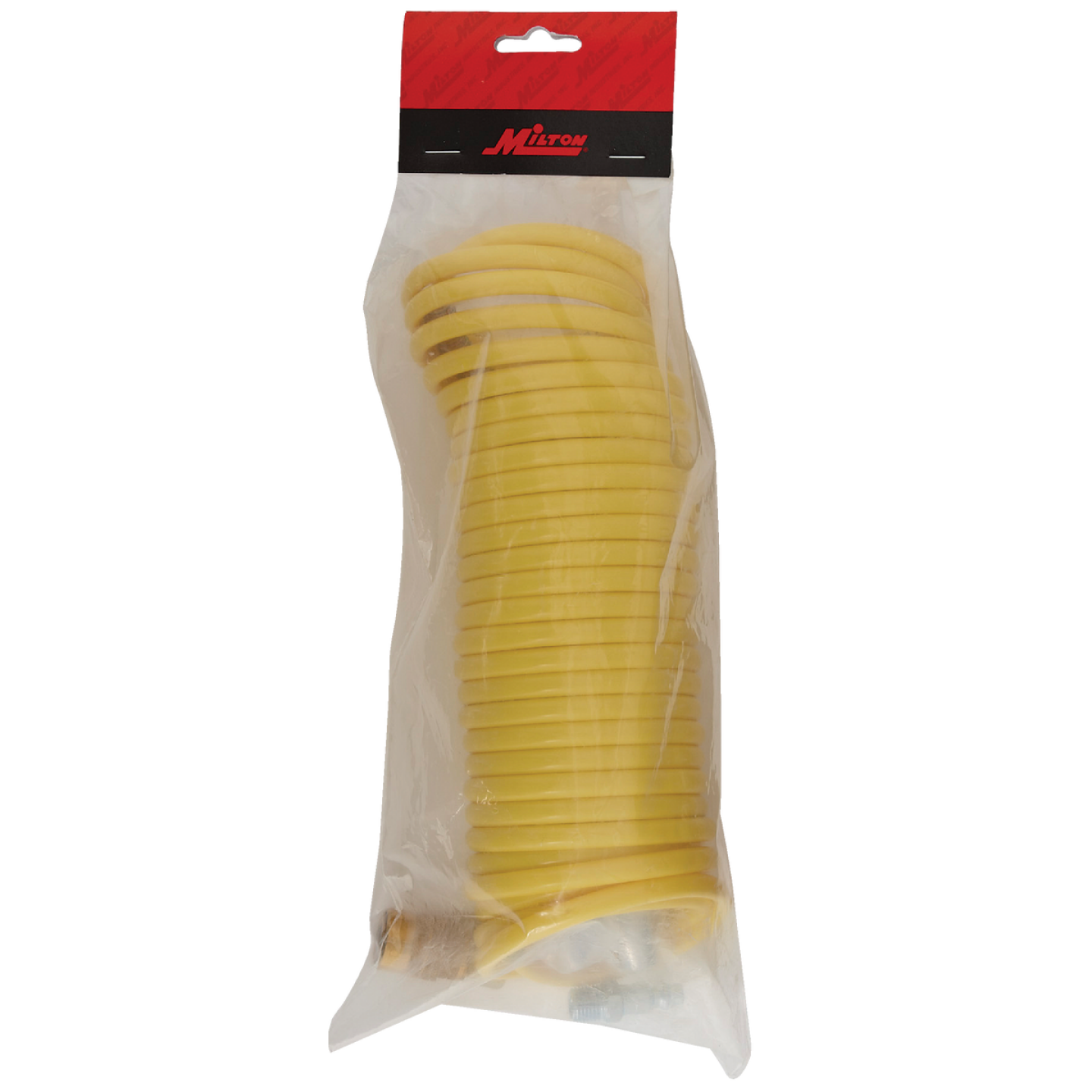 Milton ReKoil 1/4 In. x 25 Ft. Nylon Air Hose with 1/4 In. MNPT Swivel Fittings Image 2