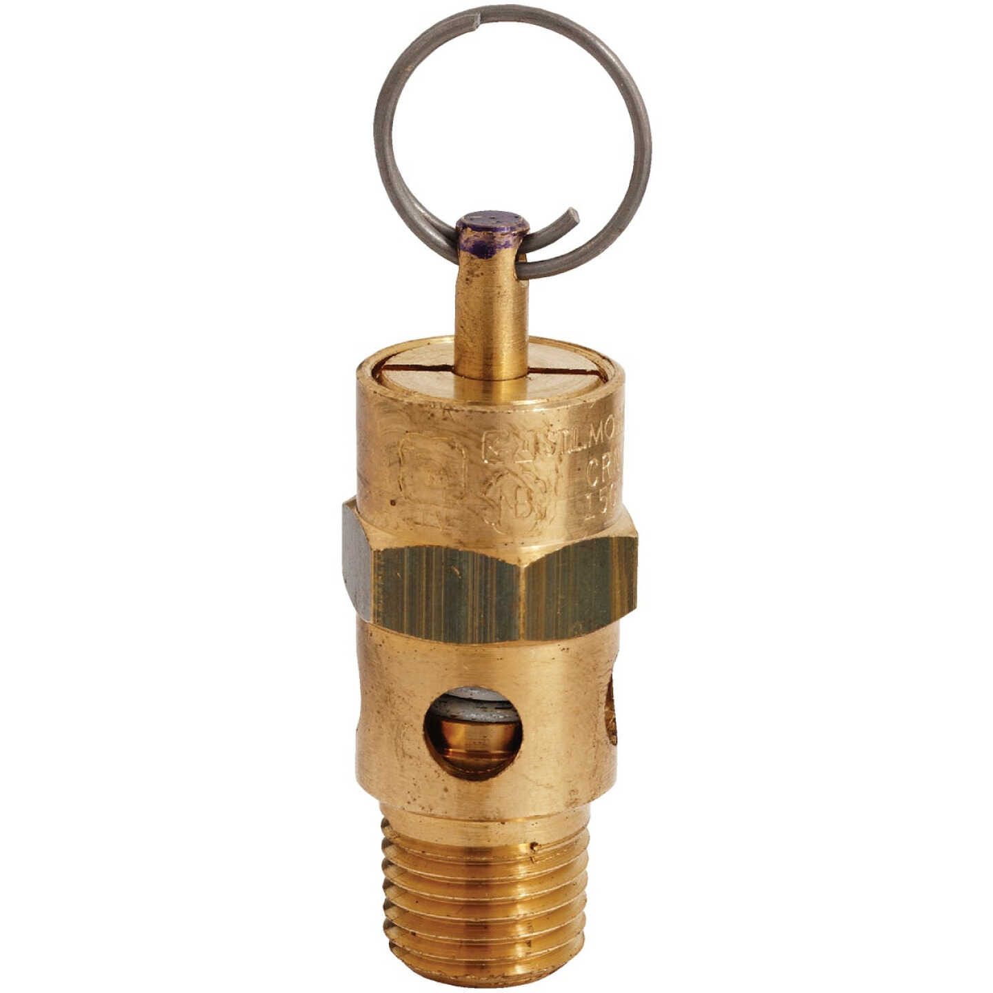 Milton 1/4 In. MNPT 150 psi Safety Valve Image 1