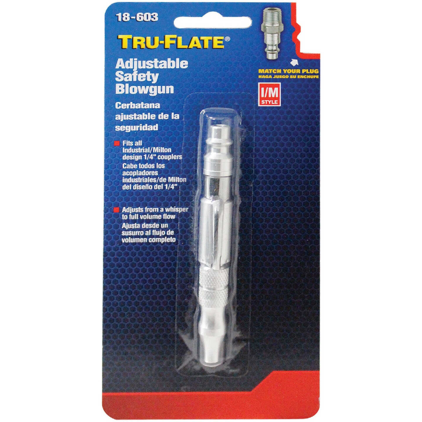 Tru-Flate 150 PSI Adjustable Blow Gun Image 1