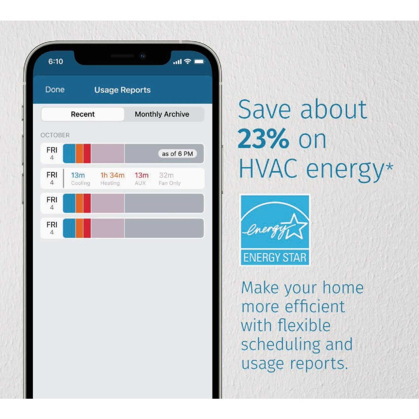 Copeland Sensi Lite Wi-Fi Smart Thermostat Image 4