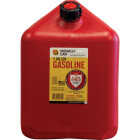 Midwest Can 5 Gal. Plastic Auto Shut Off Gasoline Fuel Can, Red Image 2