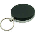 Lucky Line Key Separator 24 In. Black Retractable Key Chain Image 1