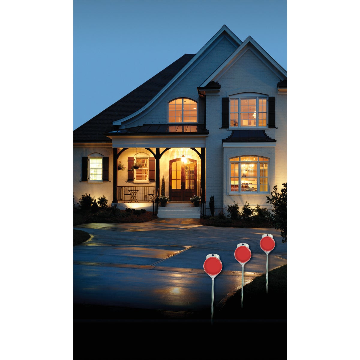 Hy-Ko 48 In. Red Aluminum Driveway Marker Image 2