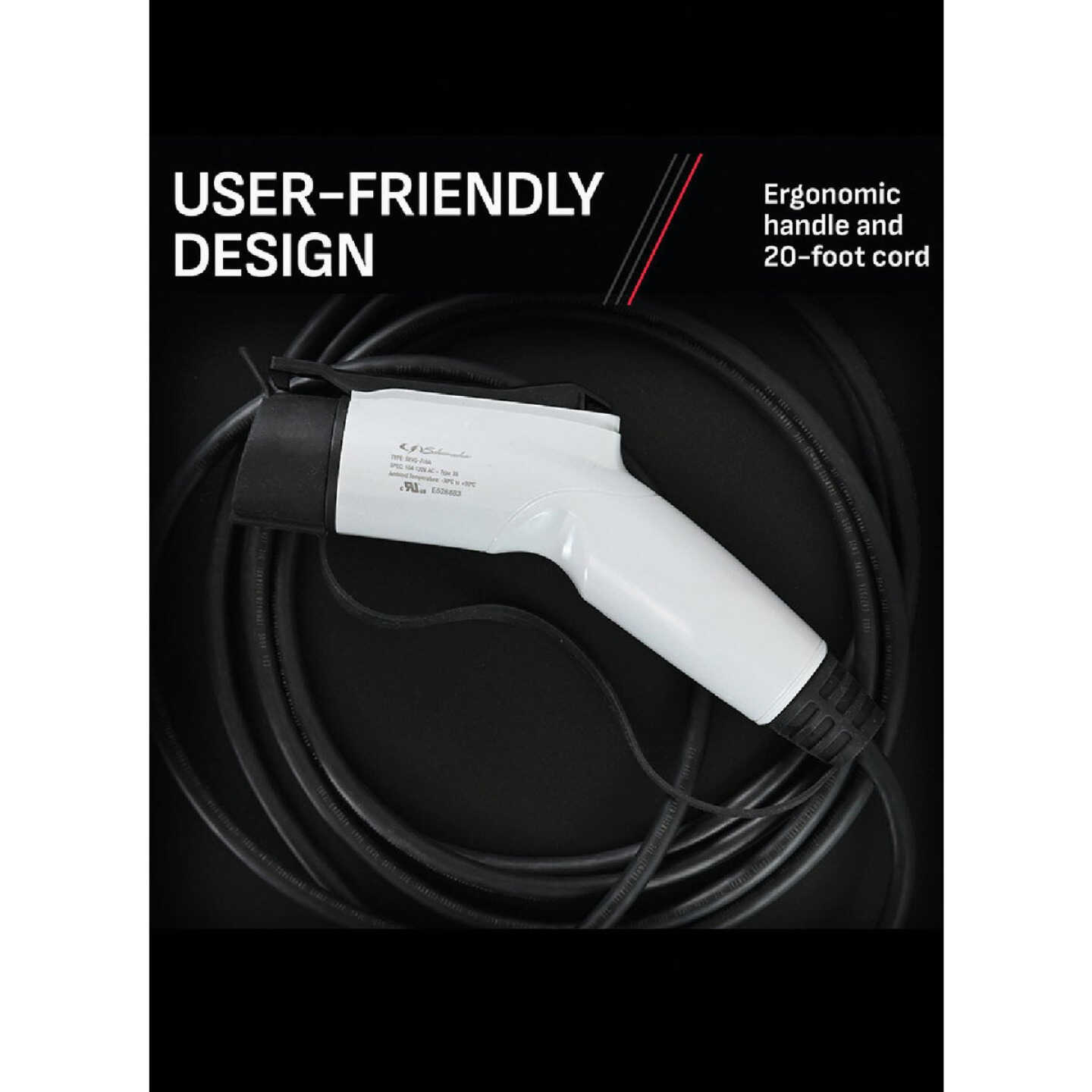 Schumacher Level 1 Portable EV Charger with 20 Ft. Cable Image 4