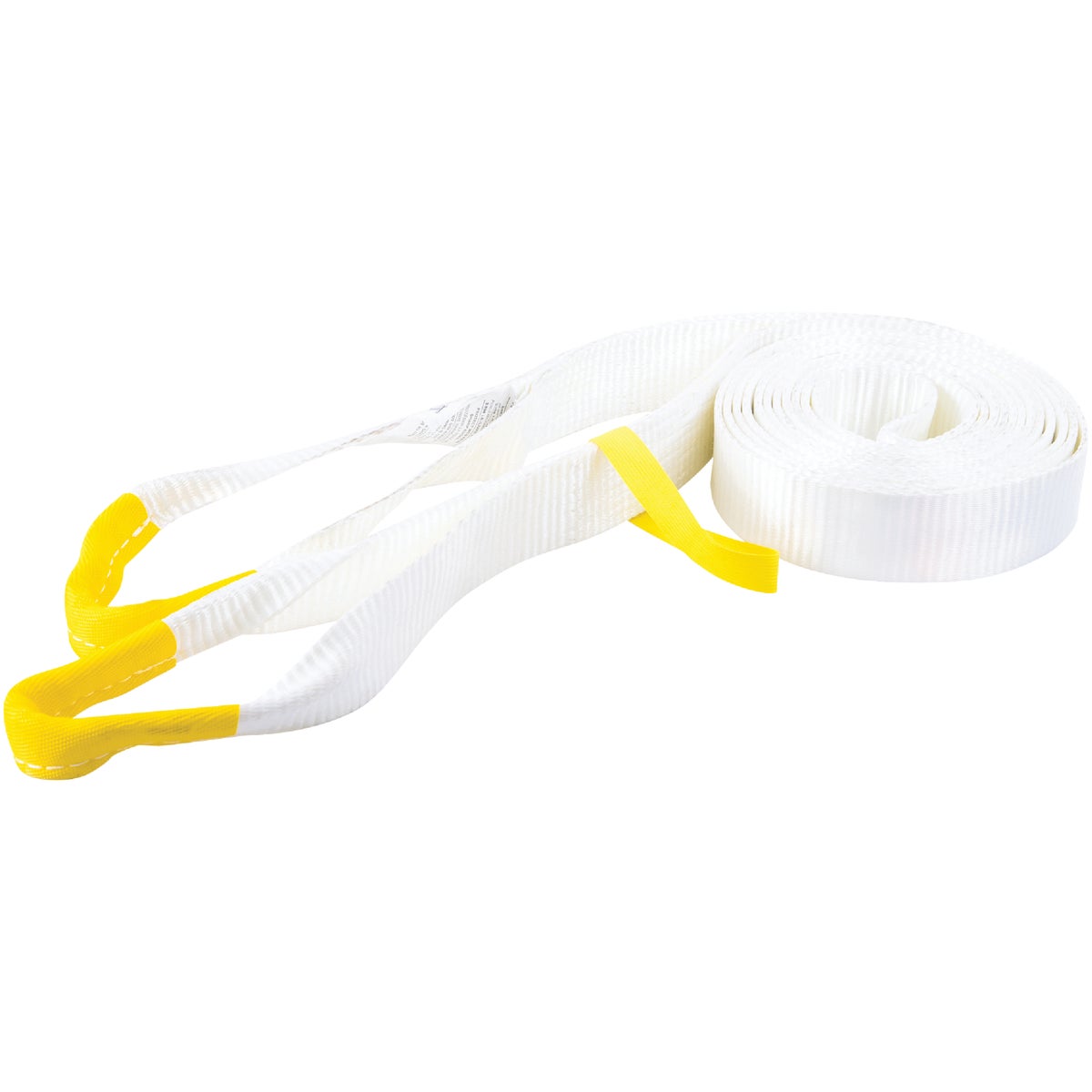 Erickson 2 In. x 20 Ft. 9000 Lb. Polyester Recovery Tow Strap, White Image 3
