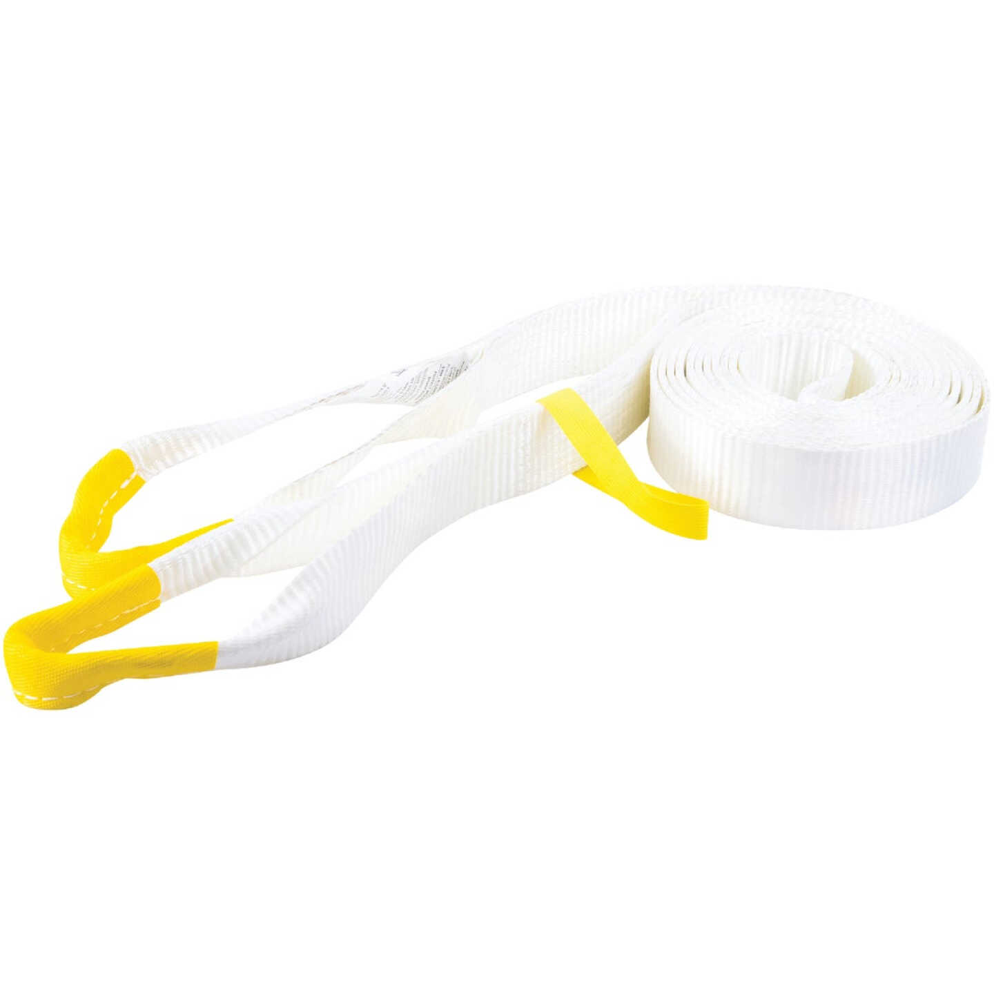 Erickson 2 In. x 20 Ft. 9000 Lb. Polyester Recovery Tow Strap, White Image 3