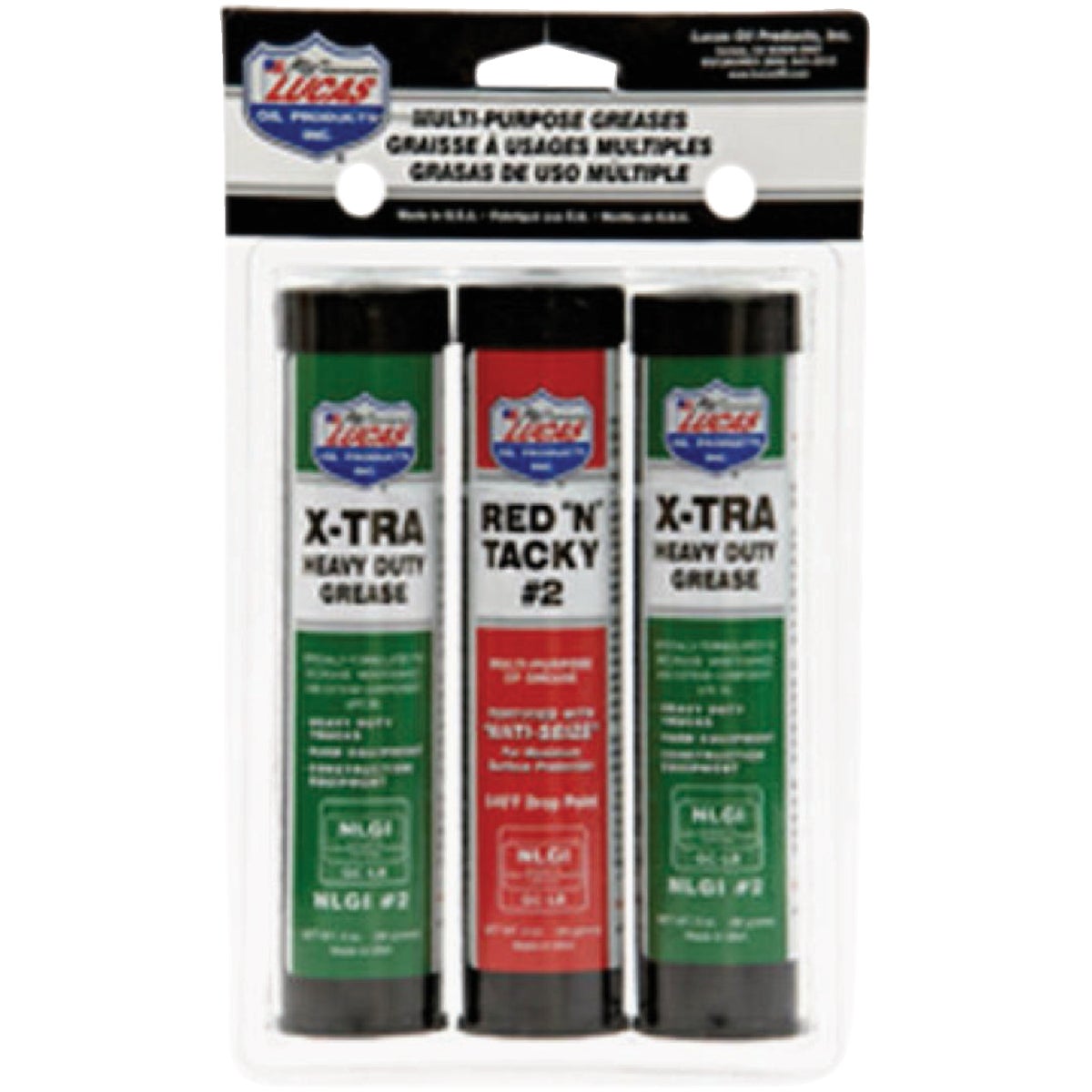 Lucas Oil 3 Oz. Grease Combo Pack