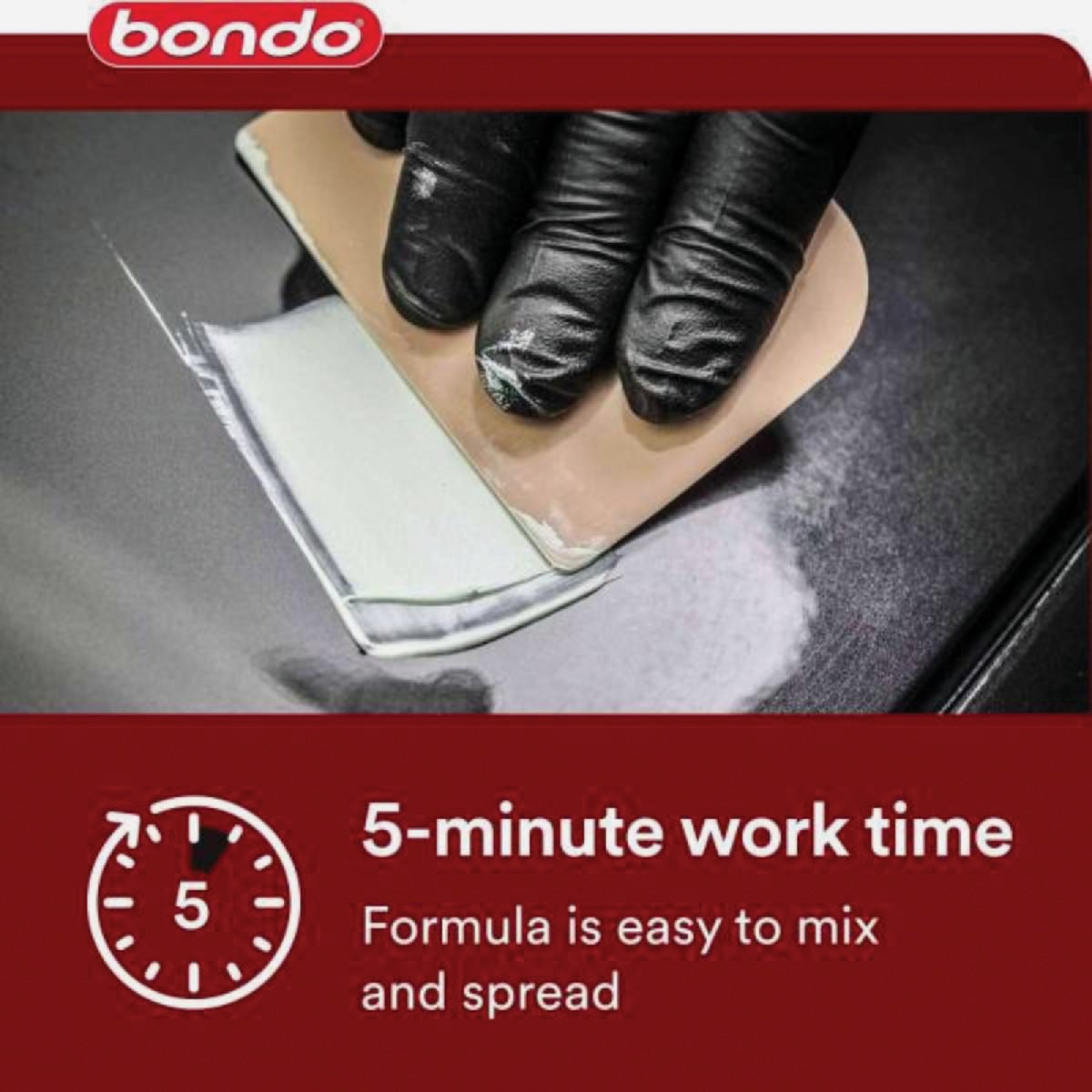 Bondo 4.5 Oz. Glazing & Spot Putty Image 4