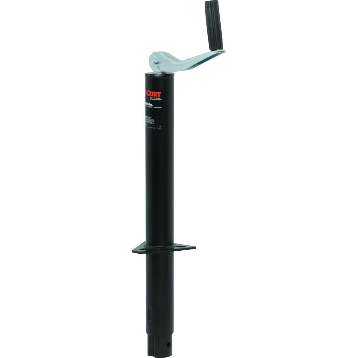 Curt 2000 Lb. A-Frame Jack With Top Handle, 15 In. Travel Image 1