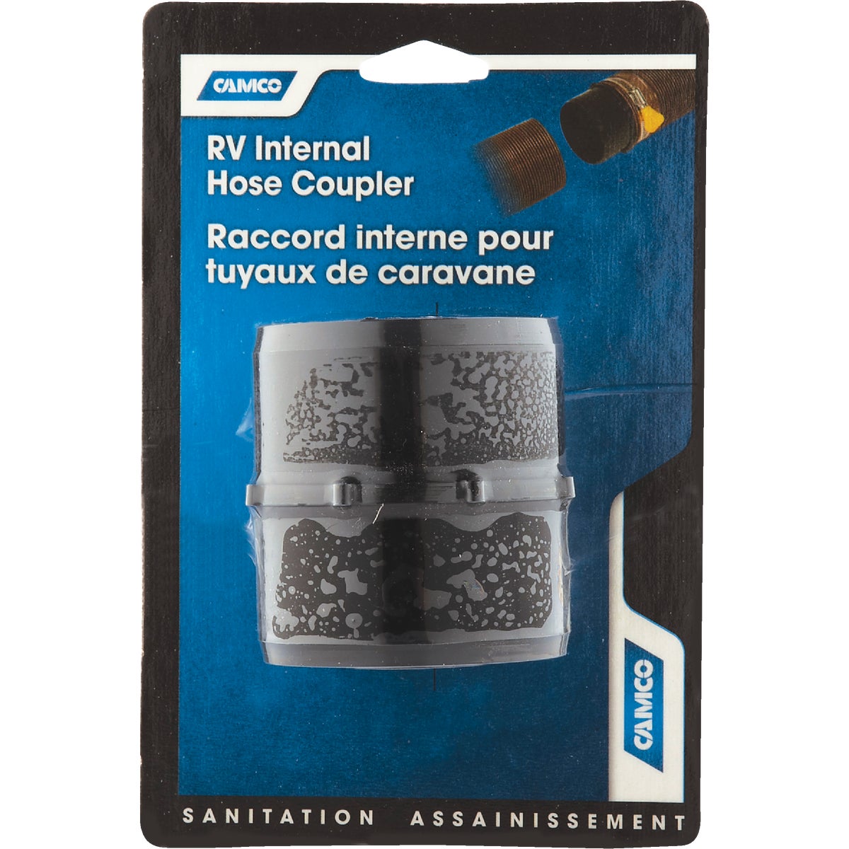 Camco RV Sewer Hose Coupler Image 2