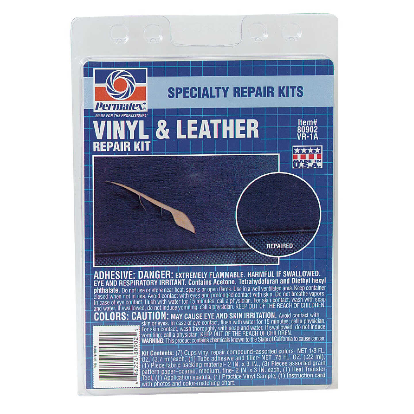 PERMATEX Vinyl and Leather Repair Kit, (4-Piece) Image 1