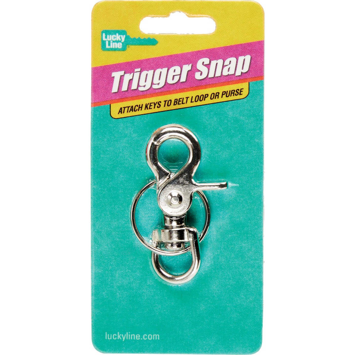 Lucky Line Nickel-Plated Zinc Key Chain Image 2