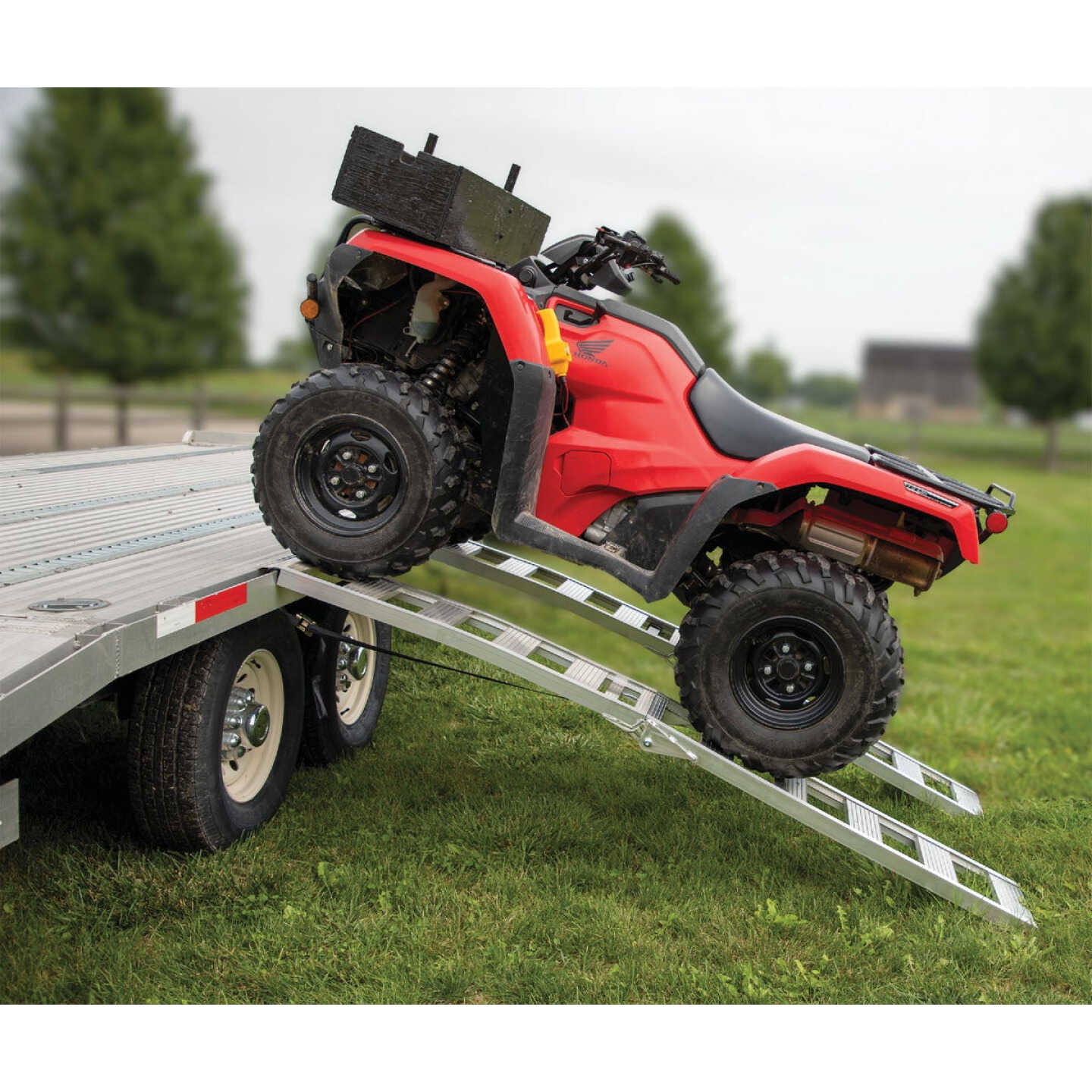 Erickson 12 In. W x 90 In. L 750 Lb. Folding Arched Loading Ramp Image 2