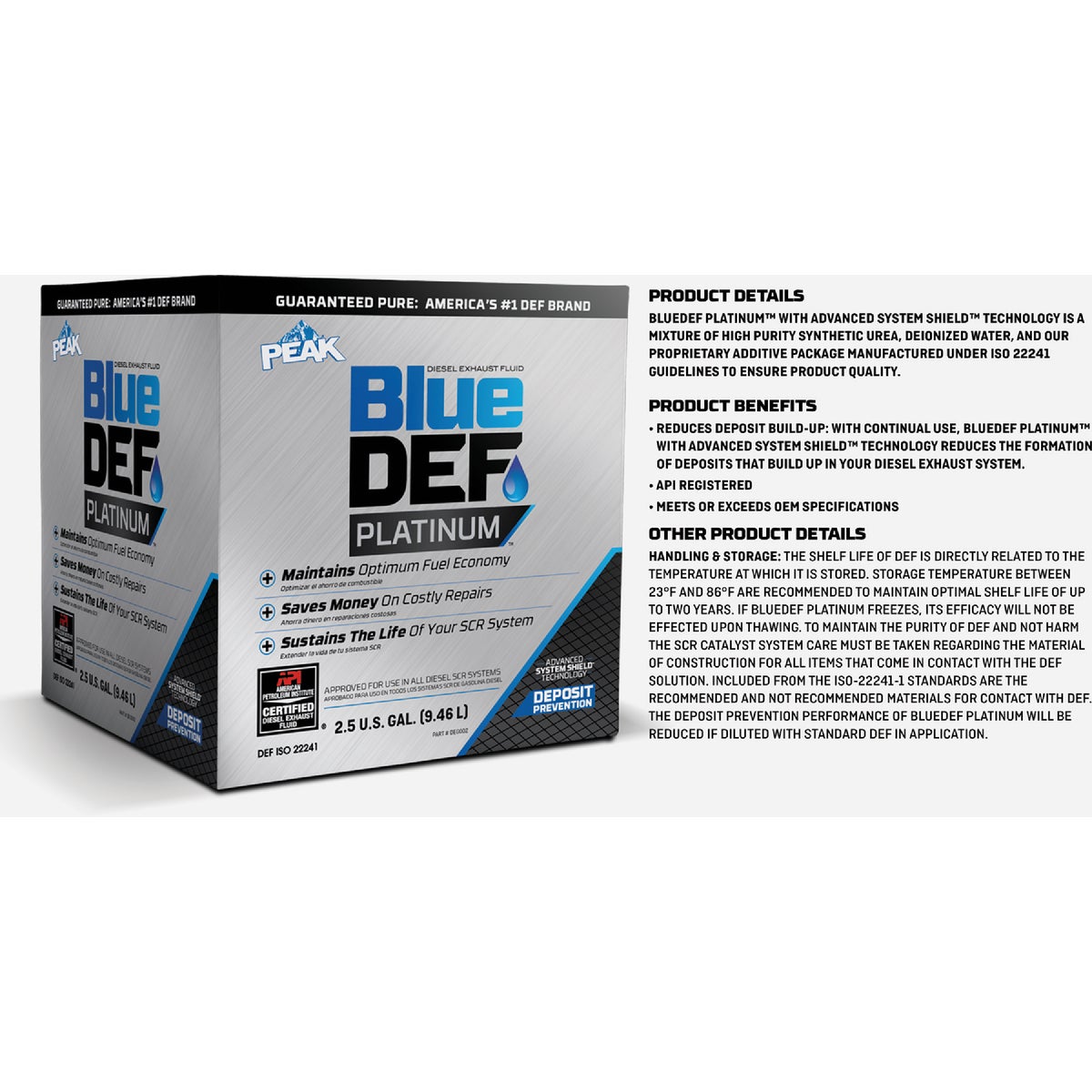 Blue Def Platinum 2.5 Gal. Diesel Exhaust Fluid Image 3