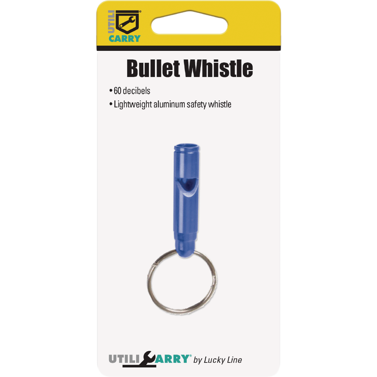 Lucky Line Utilicarry Bullet Whistle with Key Ring Image 2