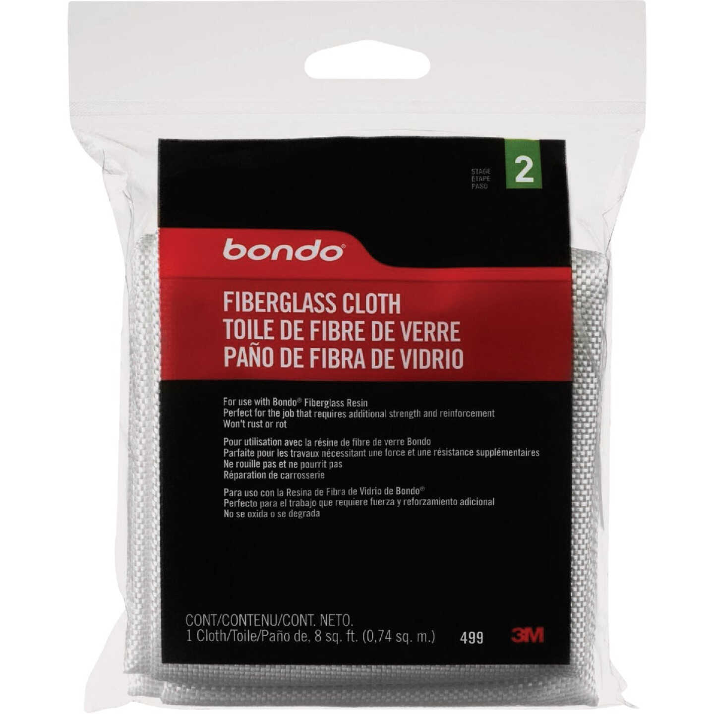 Bondo 8 Sq. Ft. Fiberglass Cloth Image 1