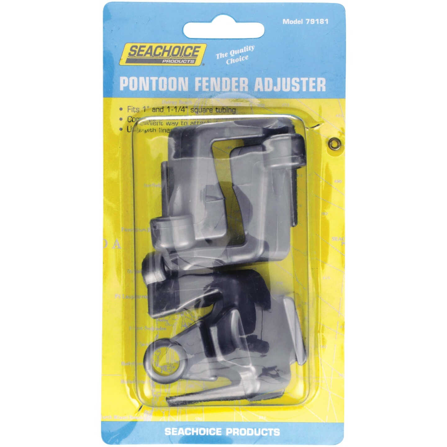 Seachoice 1 In. and 1-1/4 In. Square Pontoon Fender Adjuster (4-Pack) Image 1