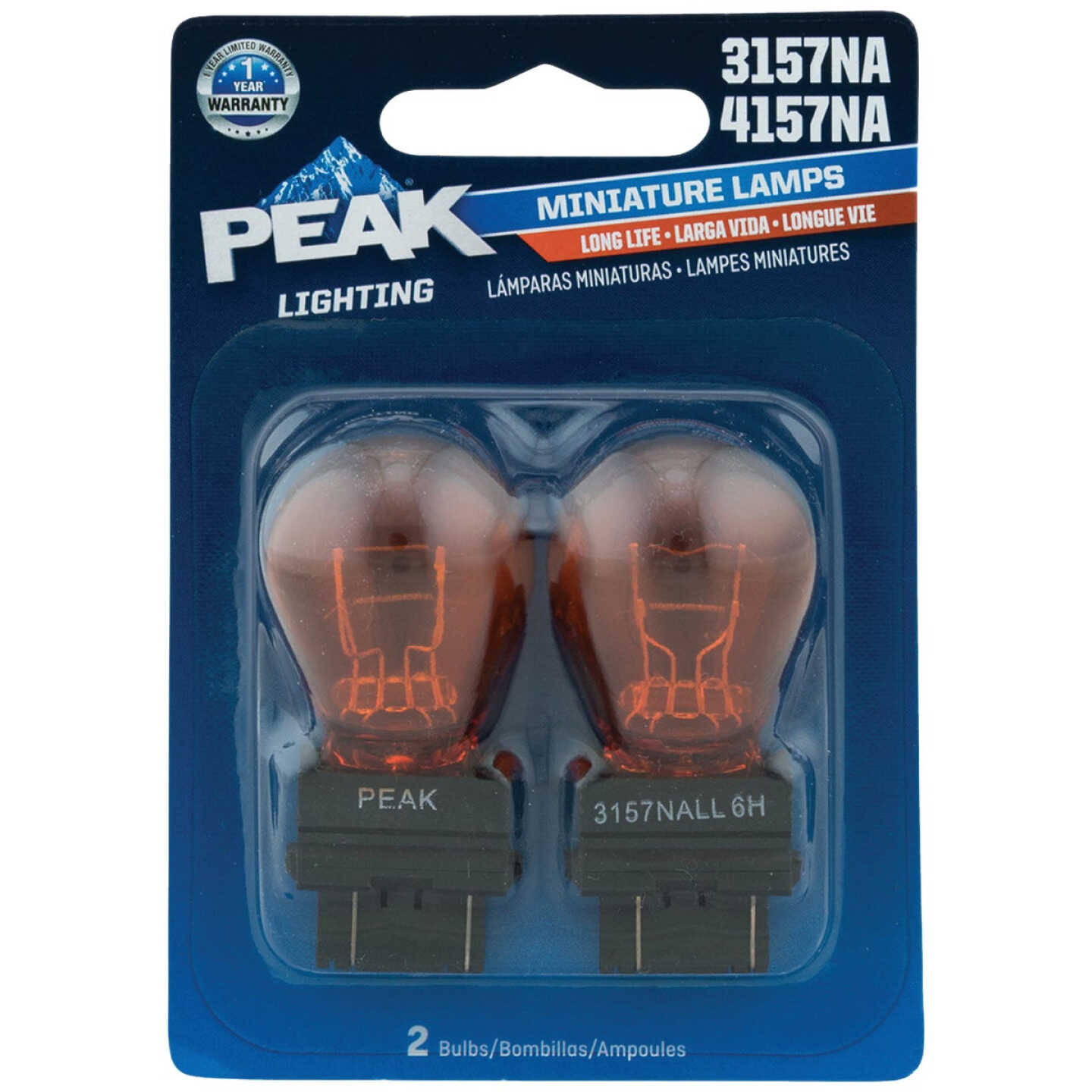 PEAK 3157NA/4157NA 12.8/14V Mini Incandescent Automotive Bulb (2-Pack) Image 1