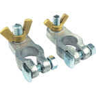 Seachoice Standard Top/Side Post Battery Terminal with Brass-Plated Nuts (2-Count) Image 1