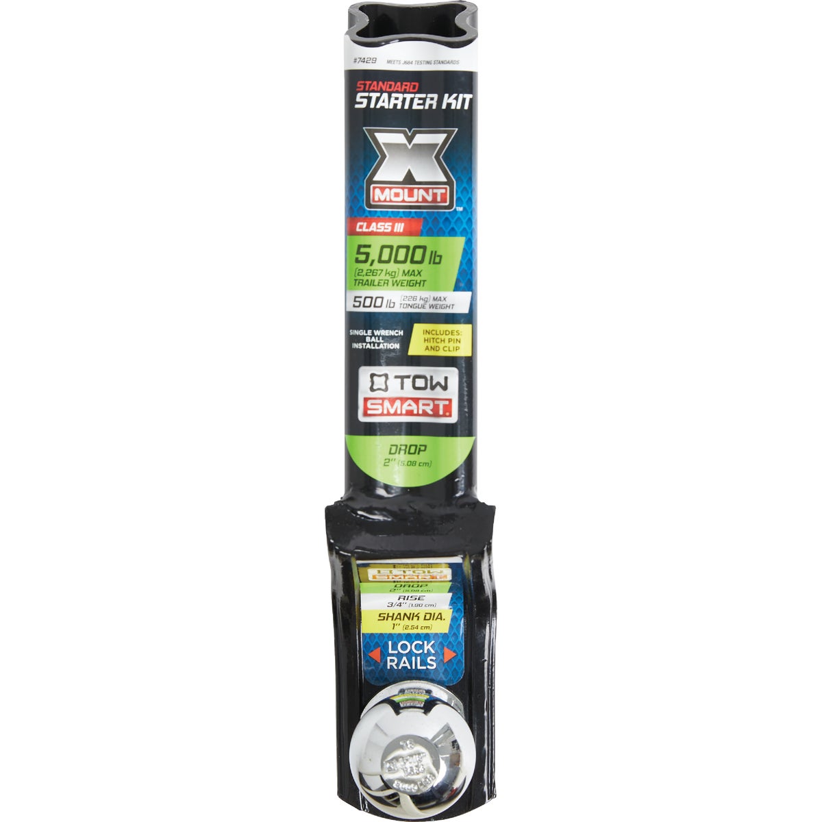 TowSmart X-Mount Class III Starter Kit with 2 In. Drop, 5000 Lb. Capacity Image 2