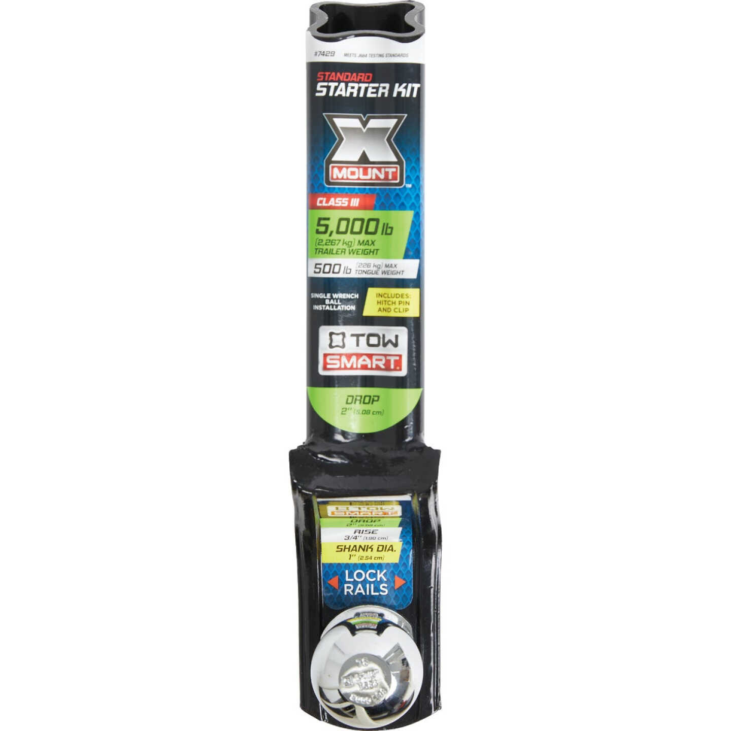 TowSmart X-Mount Class III Starter Kit with 2 In. Drop, 5000 Lb. Capacity Image 2