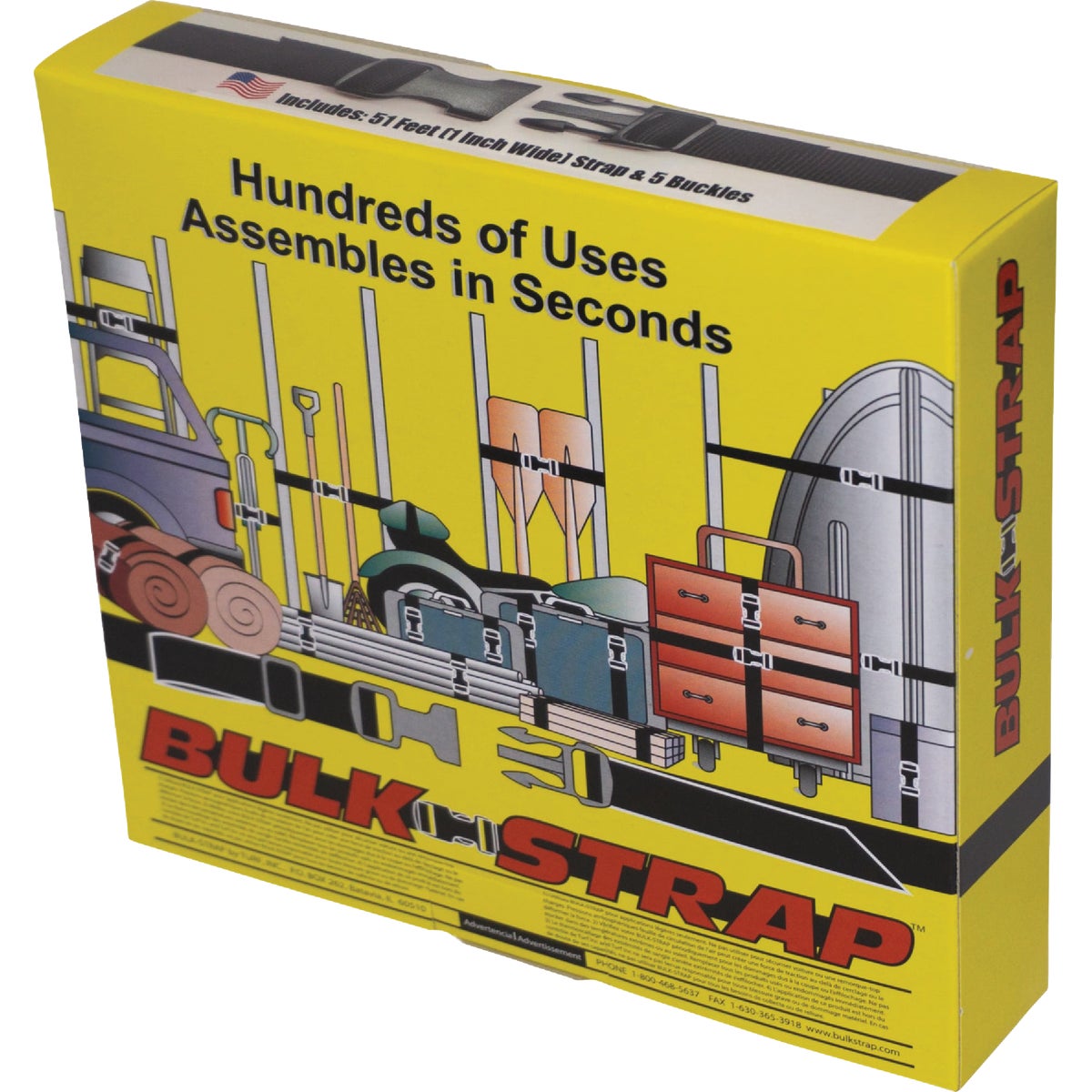 Grab 'N' Go Polypro Straps With Side Squeeze Buckles & SlipLoks Image 2