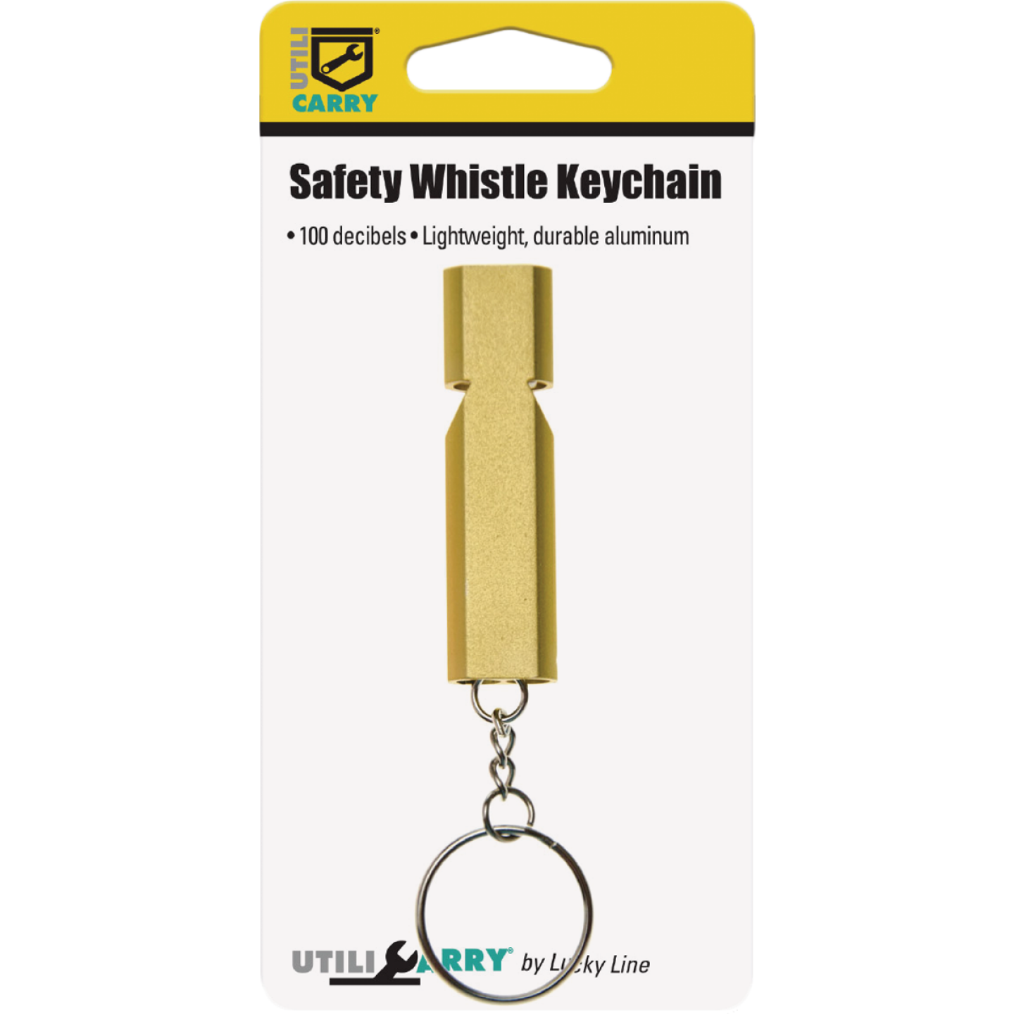 Lucky Line Utilicarry Safety Whistle with Key Ring Image 2