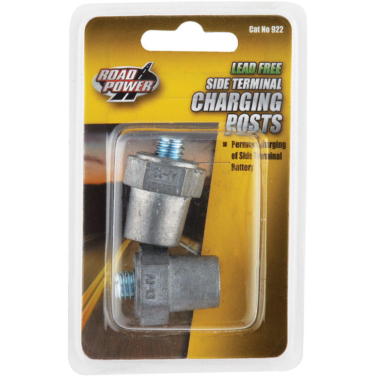  Road Power Lead-Free Side Terminal Battery Charging Post (2-Count) Image 2