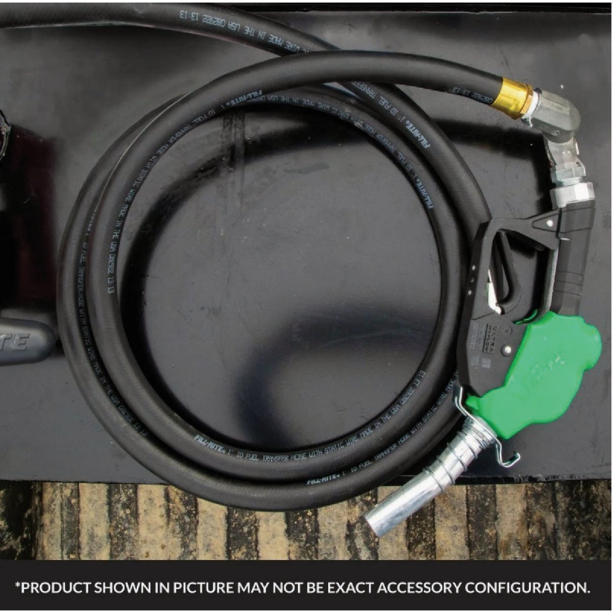 Fill-Rite 1 In. x 12 Ft. Rubber Fuel Transfer Hose with Static Wire and Internal Spring Guards Image 3