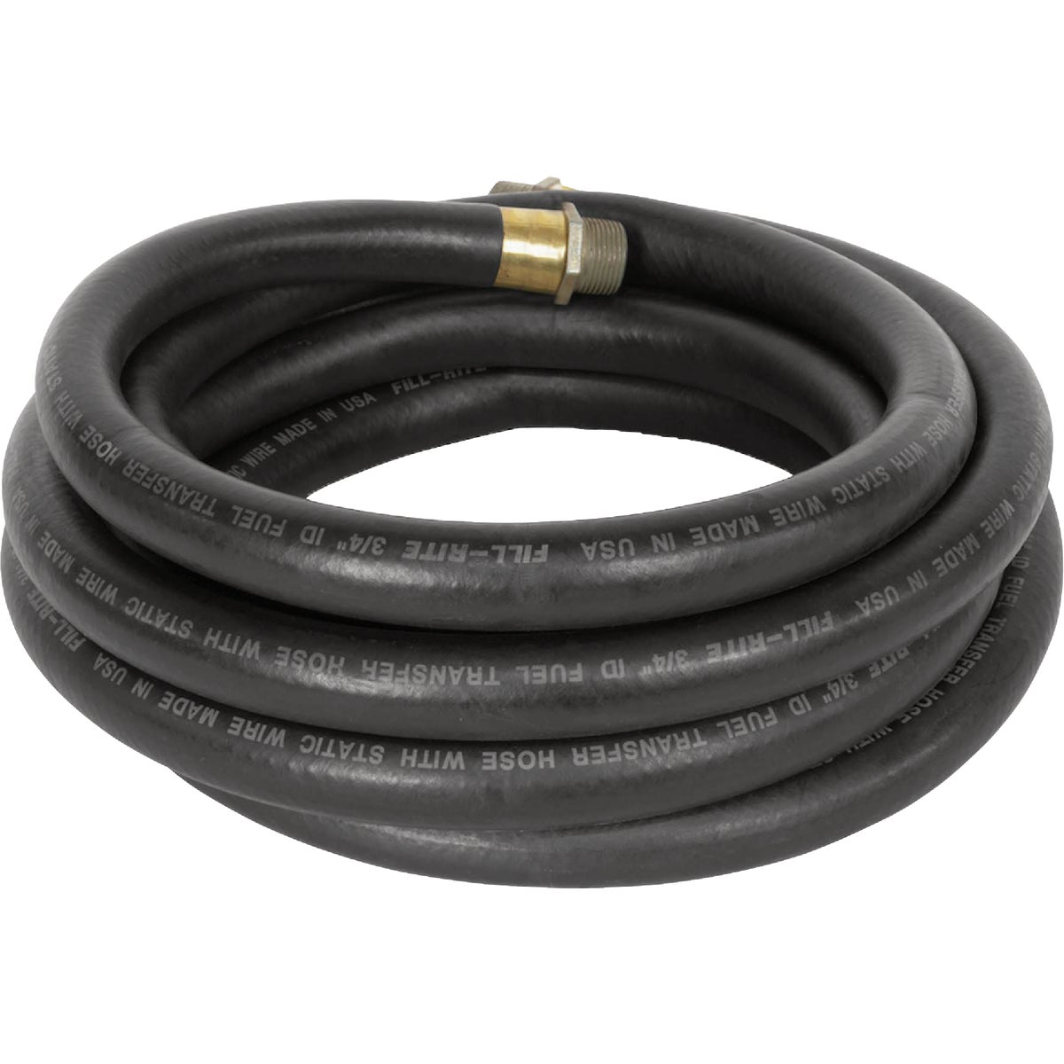 Fill-Rite 1 In. x 12 Ft. Rubber Fuel Transfer Hose with Static Wire and Internal Spring Guards Image 4