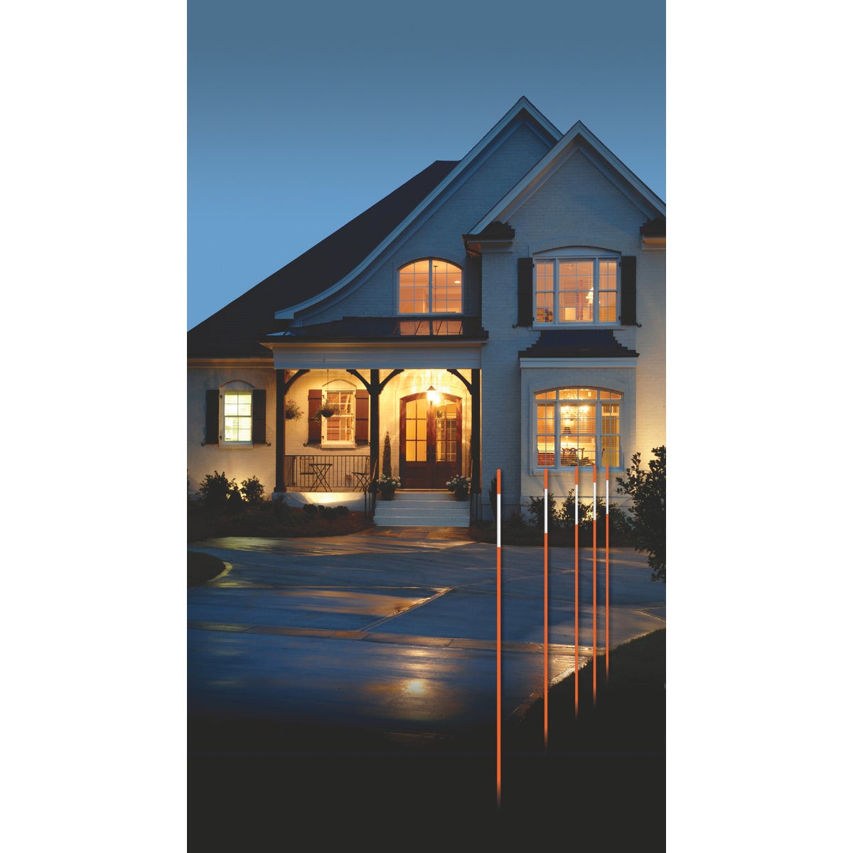 Hy-Ko 48 In. Orange Safety Driveway Marker Image 2