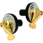 Seachoice 1/2 In. Stainless Steel Plate/Brass Can Baitwell Plug Image 1