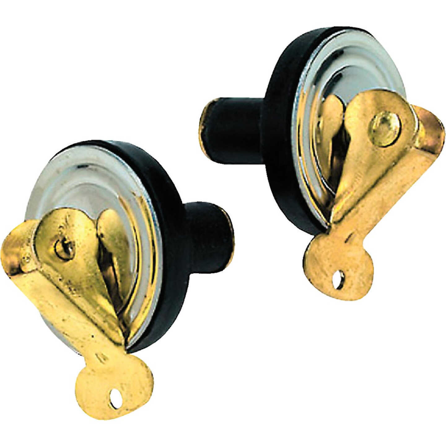 Seachoice 1/2 In. Stainless Steel Plate/Brass Can Baitwell Plug Image 1