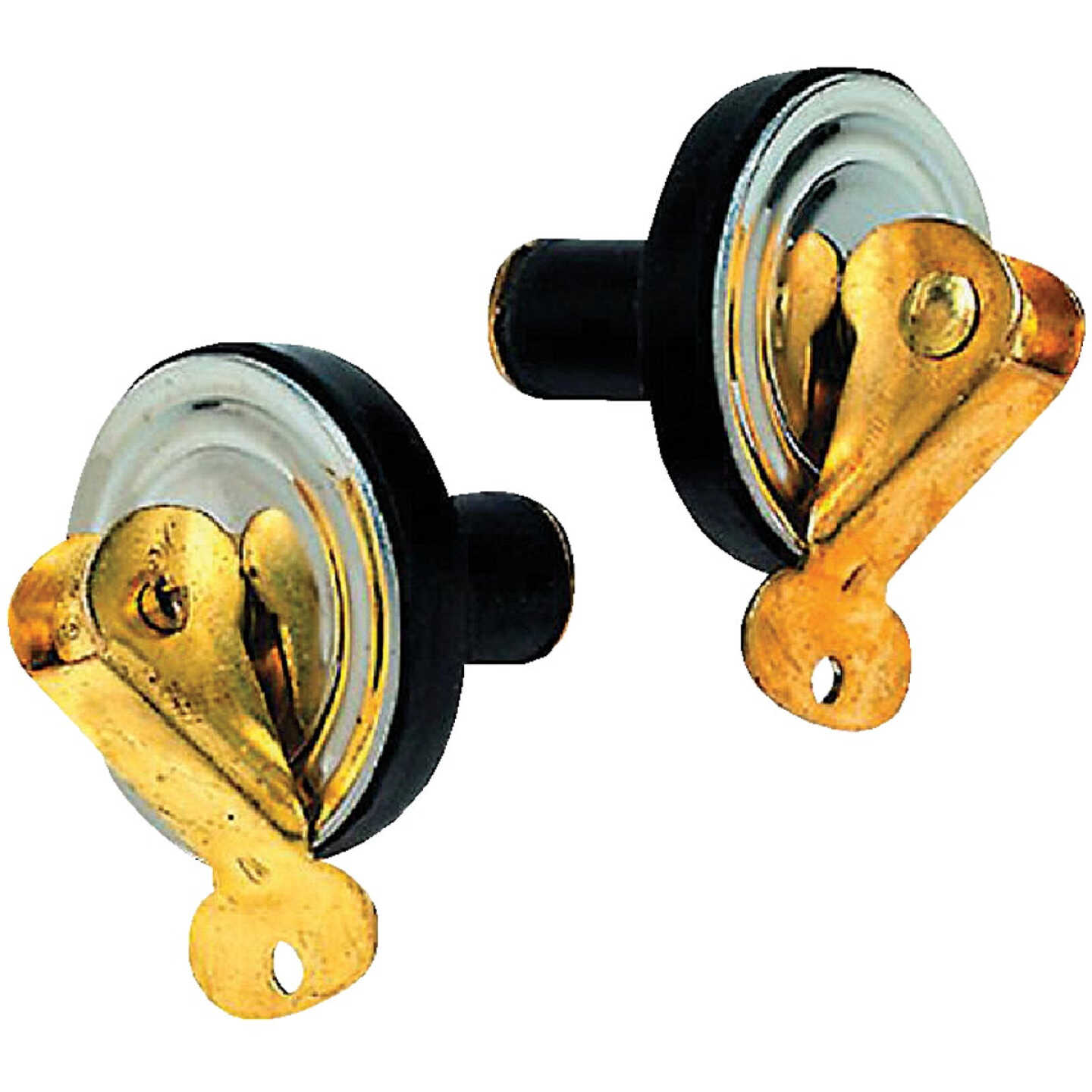 Seachoice 3/4 In. Stainless Steel Plate/Brass Can Baitwell Plug Image 1