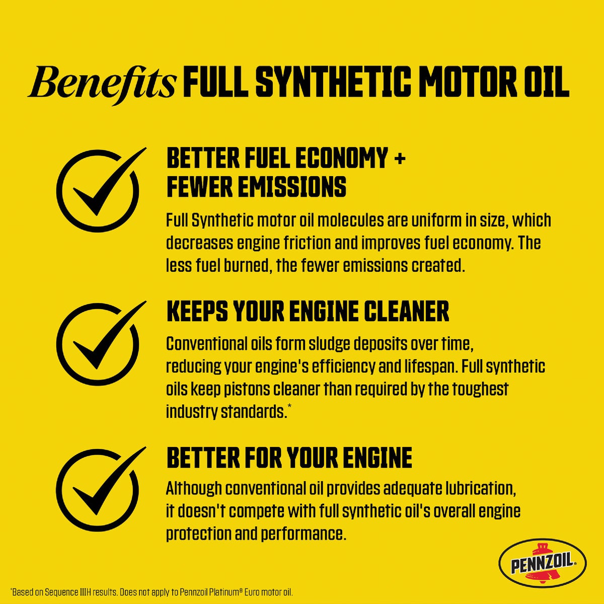 Pennzoil Platinum Full Synthetic 0W-20 Motor Oil, 5 Qt. Image 2