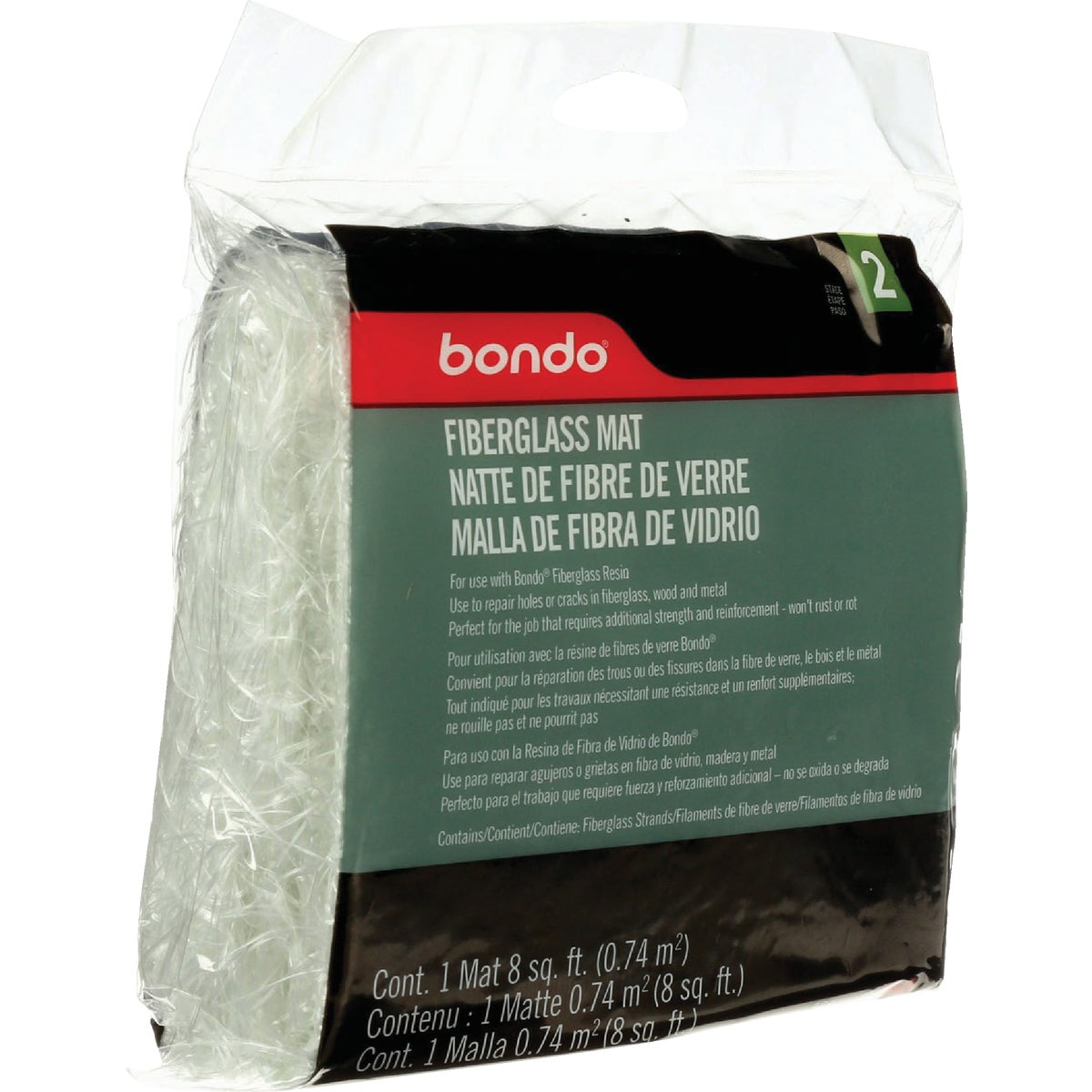 Bondo 8 Sq. Ft. Fiberglass Mat Image 2