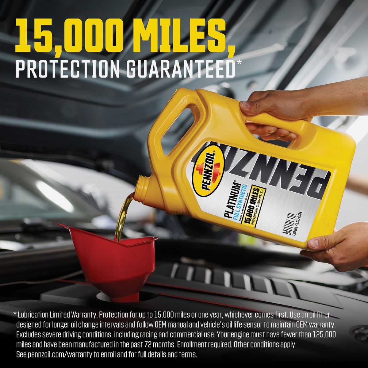 Pennzoil Platinum Full Synthetic 5W-30 Motor Oil, 5 Qt. Image 6