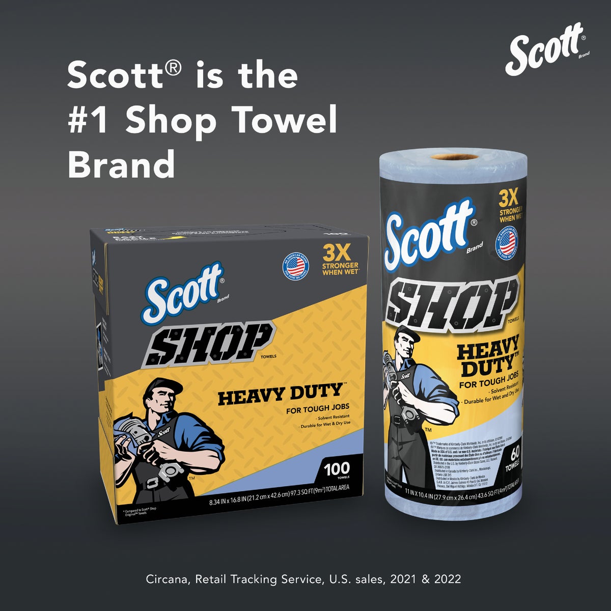 Scott Heavy Duty Shop Towel (100-Pack) Image 2
