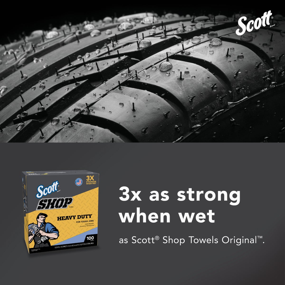 Scott Heavy Duty Shop Towel (100-Pack) Image 3